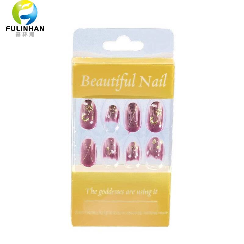 Clear Press-On Nails Box