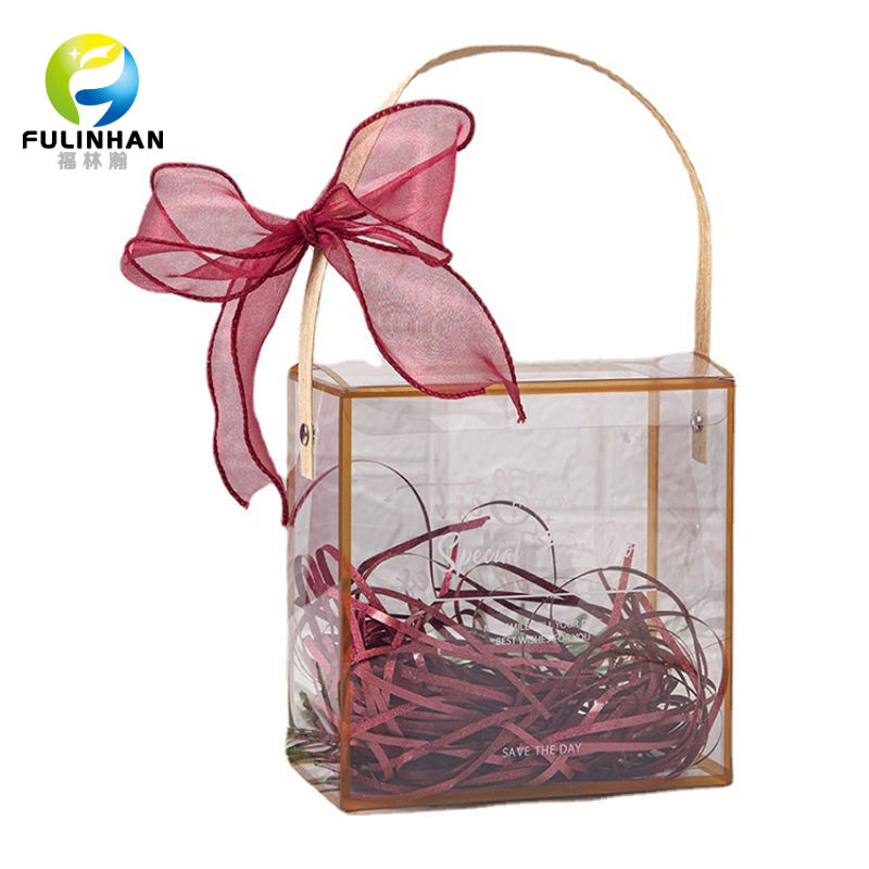 Benutzerdefinierte transparente PVC-Verpackungsbox für Luxus-Hochzeitssüßigkeiten für Haustiere