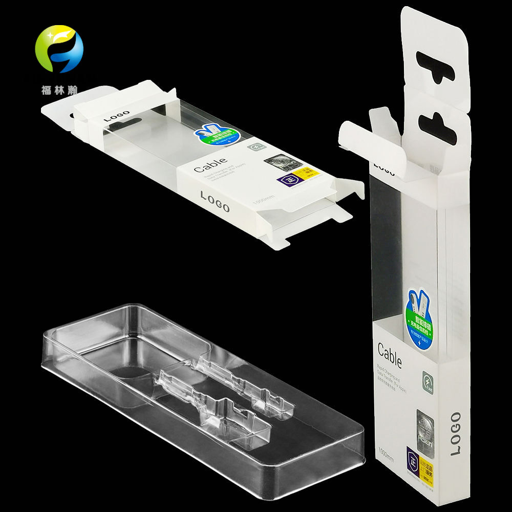 USB Cable Packaging BOX with Tray
